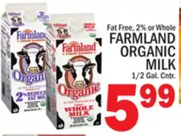 C Town FARMLAND ORGANIC MILK offer