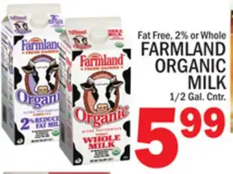 C Town FARMLAND ORGANIC MILK offer