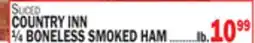 C Town COUNTRY INN ¼ BONELESS SMOKED HAM offer