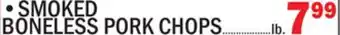 C Town SMOKED BONELESS PORK CHOPS offer