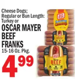 C Town OSCAR MAYER BEEF FRANKS offer