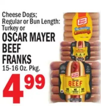 C Town OSCAR MAYER BEEF FRANKS offer