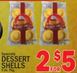 C Town DESSERT SHELLS offer