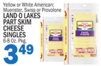 C Town LAND O LAKES PART SKIM CHEESE SINGLES offer