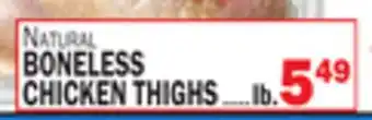 C Town BONELESS CHICKEN THIGHS offer