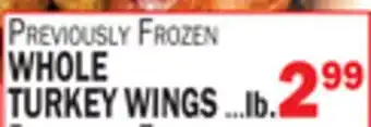 C Town WHOLE TURKEY WINGS offer