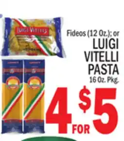 C Town LUIGI VITELLI PASTA, 16 Oz. Pkg offer