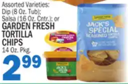 C Town GARDEN FRESH TORTILLA CHIPS 14 Oz. Pkg offer