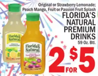 C Town FLORIDA'S NATURAL PREMIUM DRINKS offer