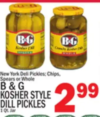 C Town B & G KOSHER STYLE DILL PICKLES offer