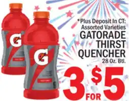 C Town GATORADE THIRST QUENCHER offer