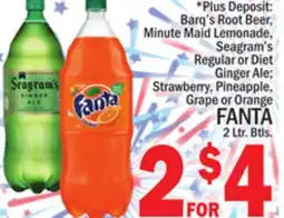 C Town FANTA 2 Ltr. Btls offer