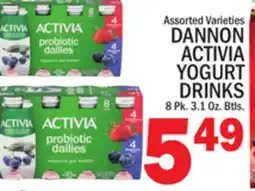 C Town DANNON ACTIVIA YOGURT DRINKS offer