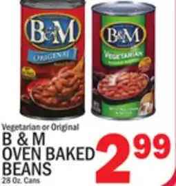 C Town B & M OVEN BAKED BEANS offer