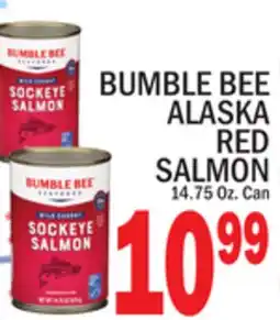 C Town BUMBLE BEE ALASKA RED SALMON offer