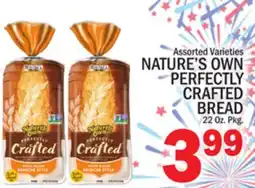 C Town NATURE'S OWN PERFECTLY CRAFTED BREAD offer