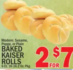 C Town BAKED KAISER ROLLS offer