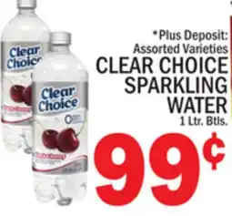 C Town CLEAR CHOICE SPARKLING WATER offer