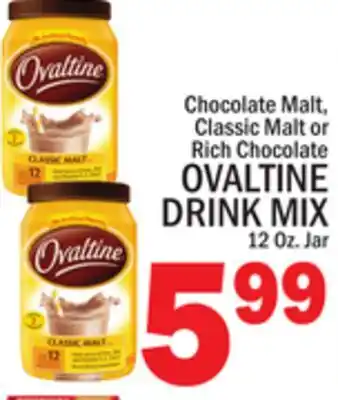 C Town OVALTINE DRINK MIX offer