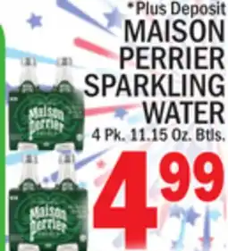 C Town MAISON PERRIER SPARKLING WATER offer