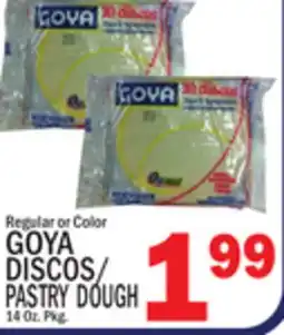 C Town GOYA DISCOS/PASTRY DOUGH offer