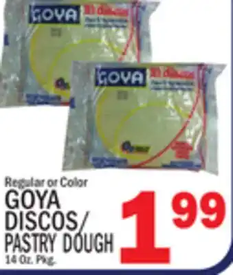 C Town GOYA DISCOS/PASTRY DOUGH offer