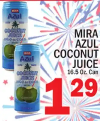 C Town MIRA AZUL COCONUT JUICE offer