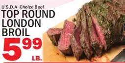 C Town TOP ROUND LONDON BROIL offer