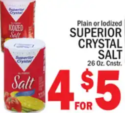 C Town SUPERIOR CRYSTAL SALT offer