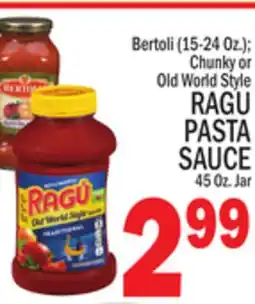 C Town RAGU PASTA SAUCE 45 Oz. Jar offer