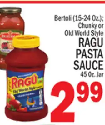 C Town RAGU PASTA SAUCE 45 Oz. Jar offer