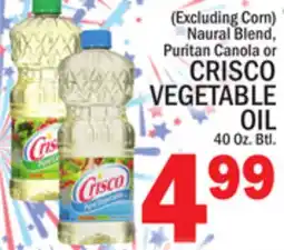 C Town CRISCO VEGETABLE OIL offer