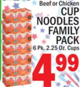 C Town CUP NOODLES FAMILY PACK offer