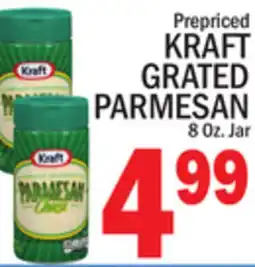 C Town KRAFT GRATED PARMESAN offer