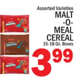C Town MALT-O-MEAL CEREAL offer