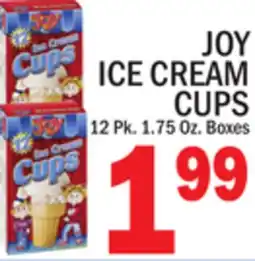 C Town JOY ICE CREAM CUPS offer