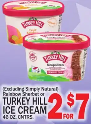 C Town TURKEY HILL ICE CREAM offer