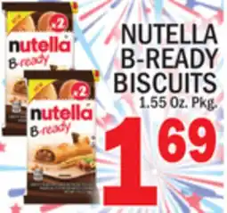 C Town NUTELLA B-READY BISCUITS offer