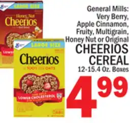 C Town GENERAL MILLS CHEERIOS CEREAL offer
