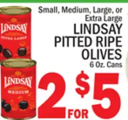 C Town LINDSAY PITTED RIPE OLIVES offer