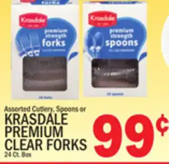 C Town KRASDALE PREMIUM CLEAR FORKS offer