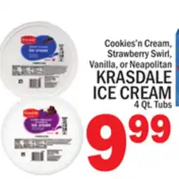 C Town KRASDALE ICE CREAM offer