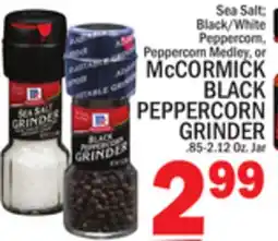C Town McCORMICK BLACK PEPPERCORN GRINDER offer