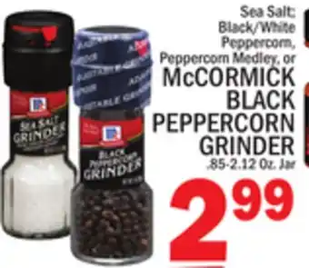 C Town McCORMICK BLACK PEPPERCORN GRINDER offer