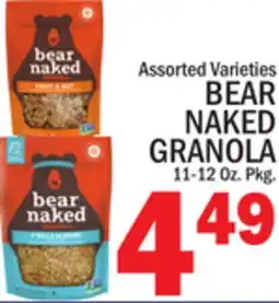 C Town BEAR NAKED GRANOLA offer