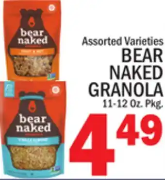 C Town BEAR NAKED GRANOLA offer