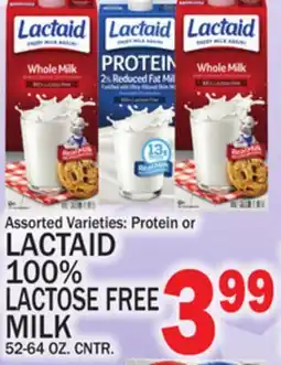 C Town LACTAID 100% LACTOSE FREE MILK offer