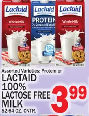 C Town LACTAID 100% LACTOSE FREE MILK offer