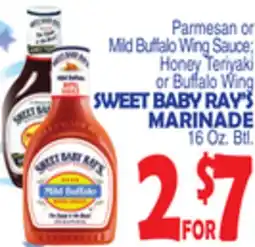 Bravo Supermarkets SWEET BABY RAY'S MARINADE offer