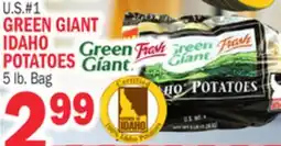 Bravo Supermarkets GREEN GIANT IDAHO POTATOES offer